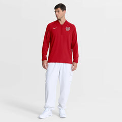 Washington Nationals Nike Authentic Collection Dri-FIT Raglan Half-Zip Pullover for sale