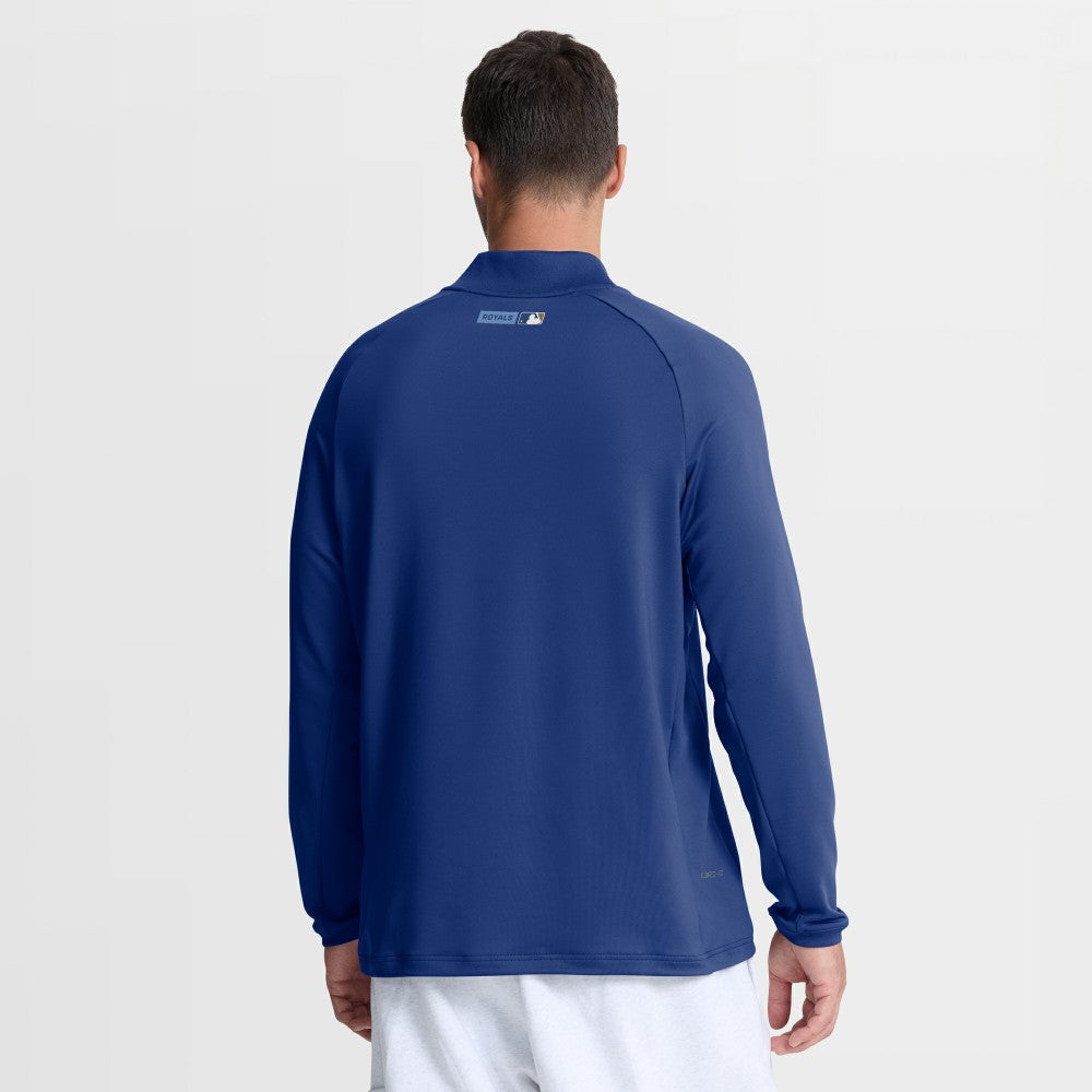 Kansas City Royals Nike Authentic Collection Dri-FIT Raglan Half-Zip Pullover Discount