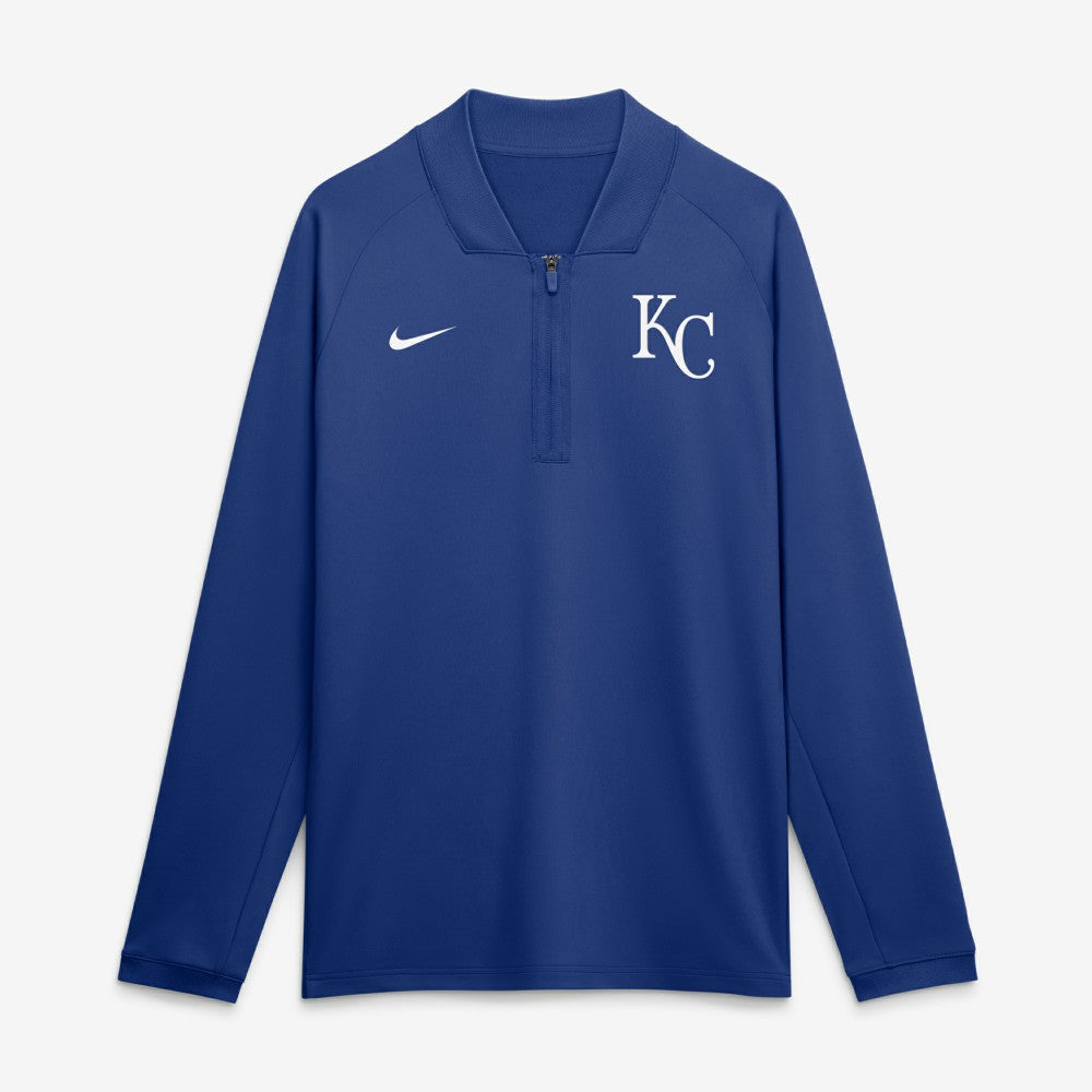 Kansas City Royals Nike Authentic Collection Dri-FIT Raglan Half-Zip Pullover Discount
