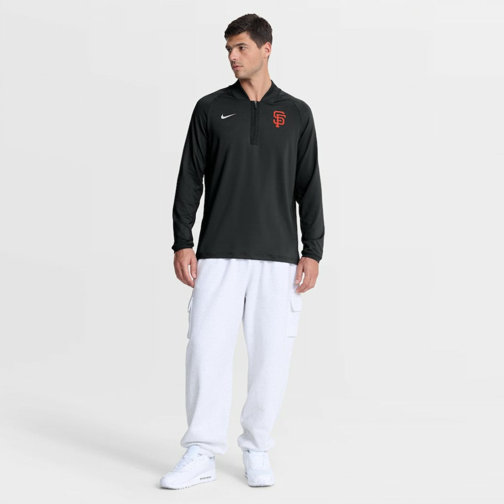 San Francisco Giants Nike Authentic Collection Dri-FIT Raglan Half-Zip Pullover Discount