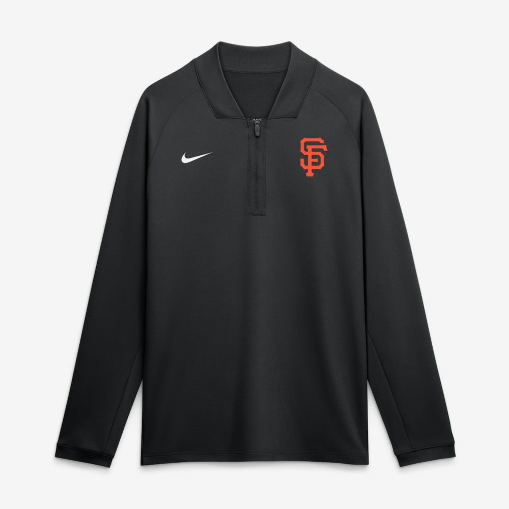 San Francisco Giants Nike Authentic Collection Dri-FIT Raglan Half-Zip Pullover Discount