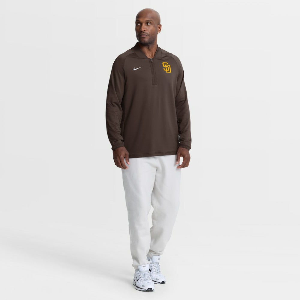San Diego Padres Nike Authentic Collection Dri-FIT Raglan Half-Zip Pullover Discount