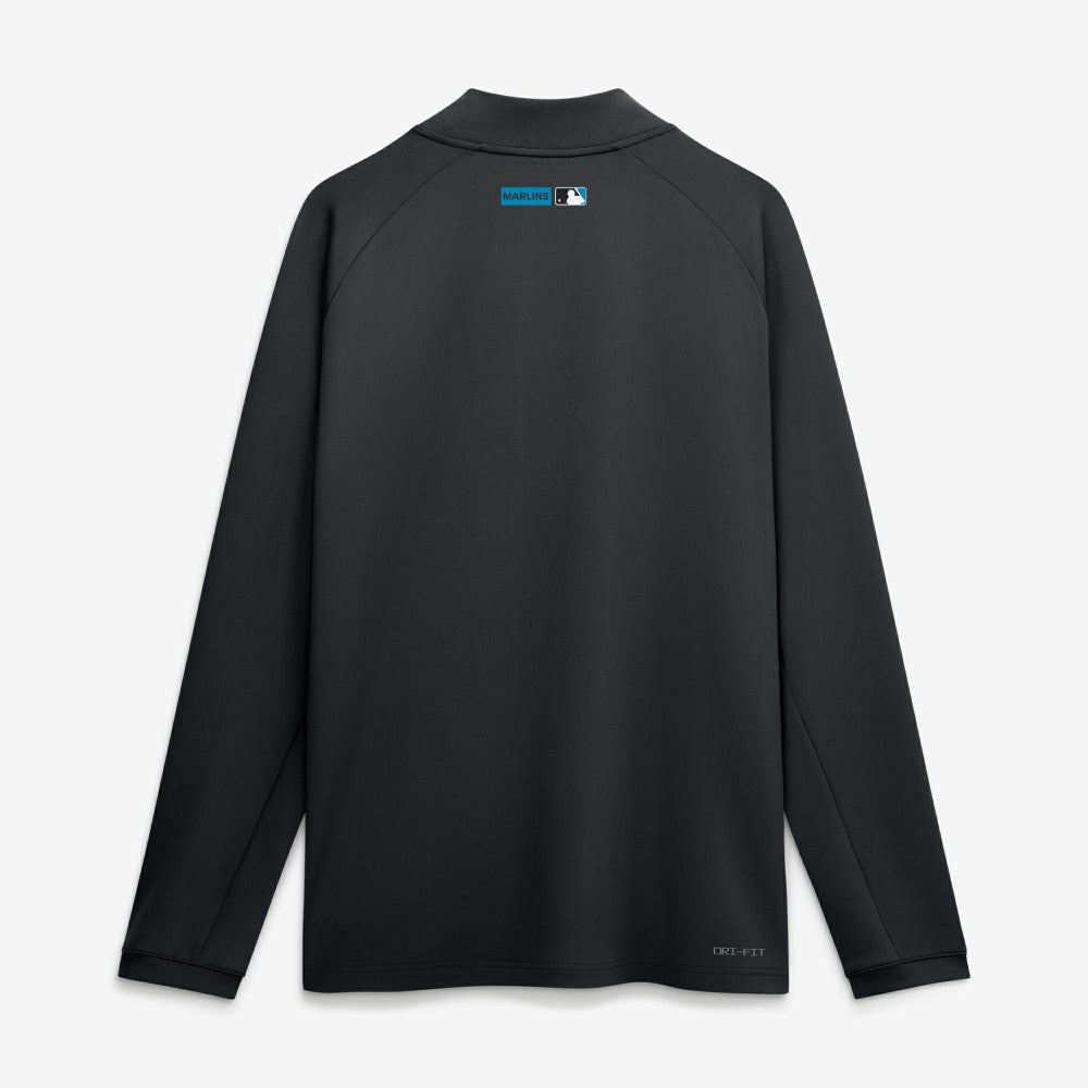 Miami Marlins Nike Authentic Collection Dri-FIT Raglan Half-Zip Pullover Near Me