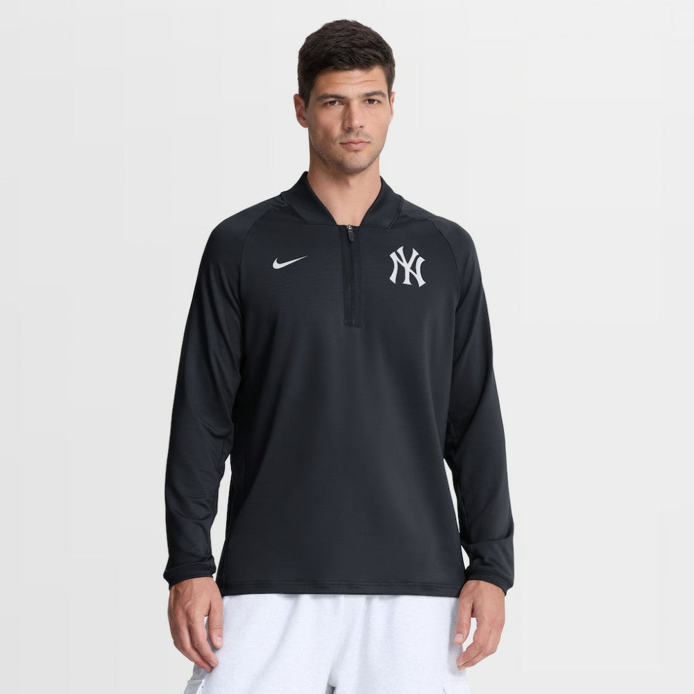 New York Yankees Nike Authentic Collection Dri-FIT Raglan Half-Zip Pullover Online