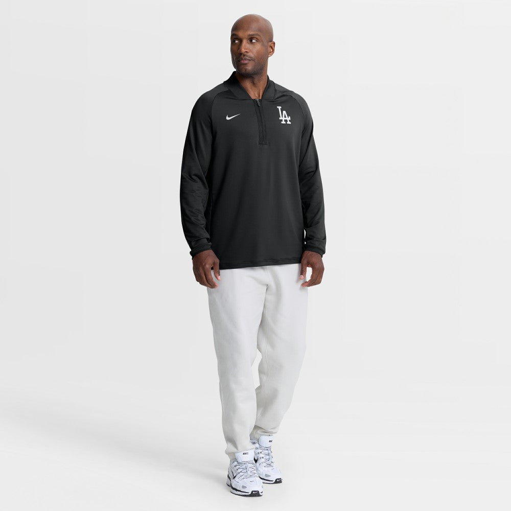 Los Angeles Dodgers Nike Authentic Collection Dri-FIT Raglan Half-Zip Pullover Online