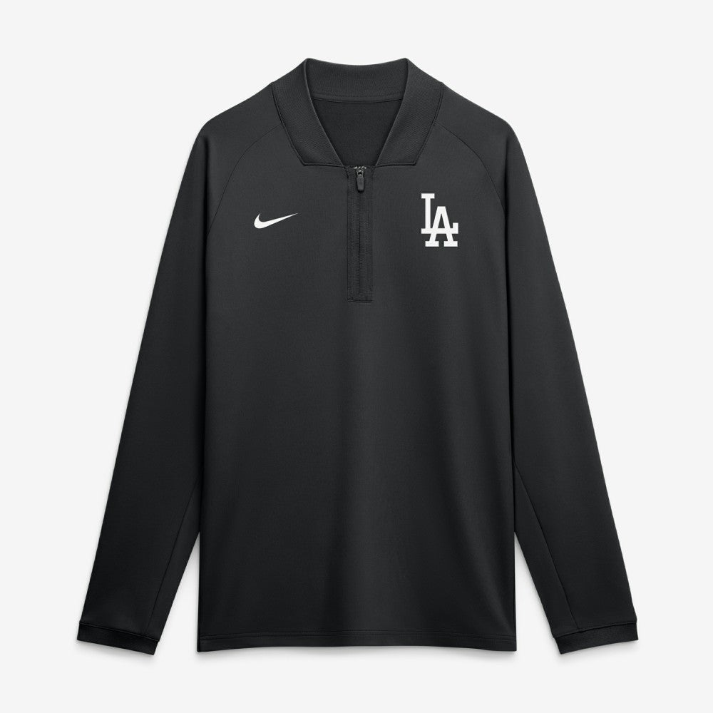 Los Angeles Dodgers Nike Authentic Collection Dri-FIT Raglan Half-Zip Pullover Online