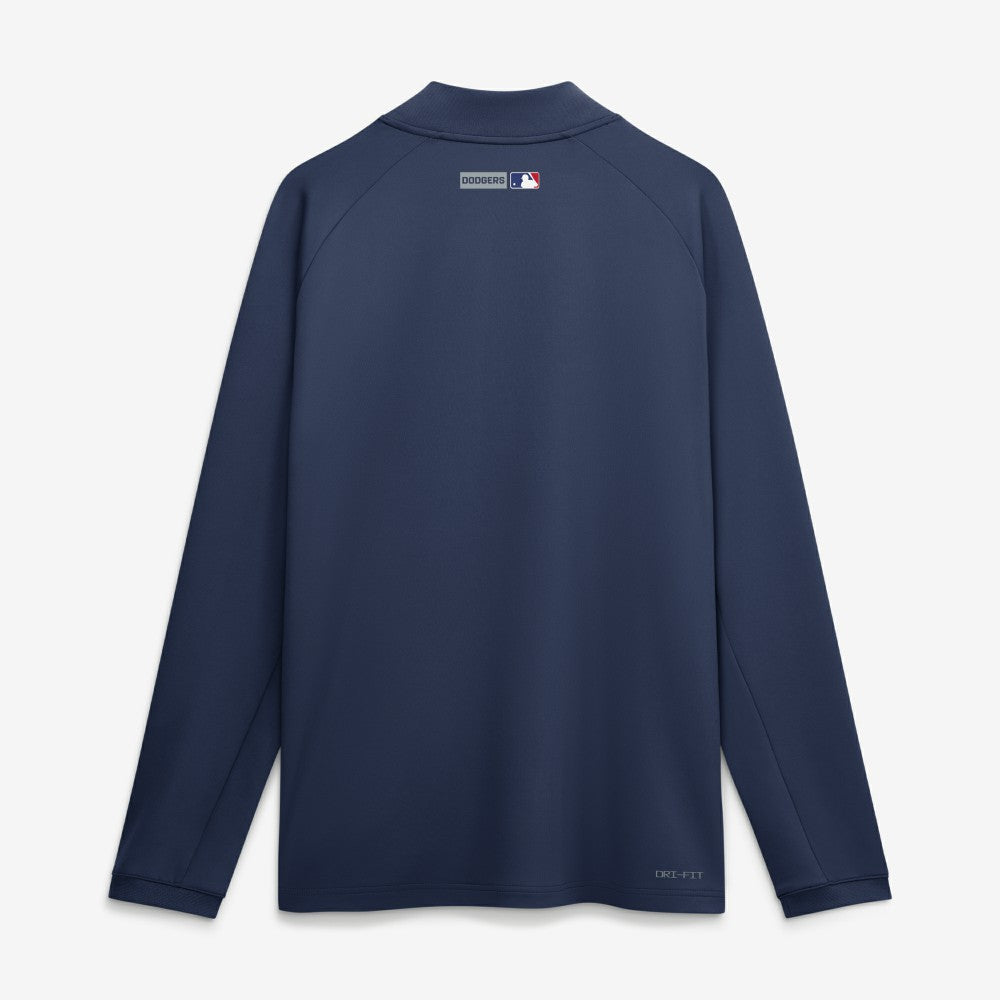 Los Angeles Dodgers Nike Authentic Collection Dri-FIT Raglan Half-Zip Pullover Discount