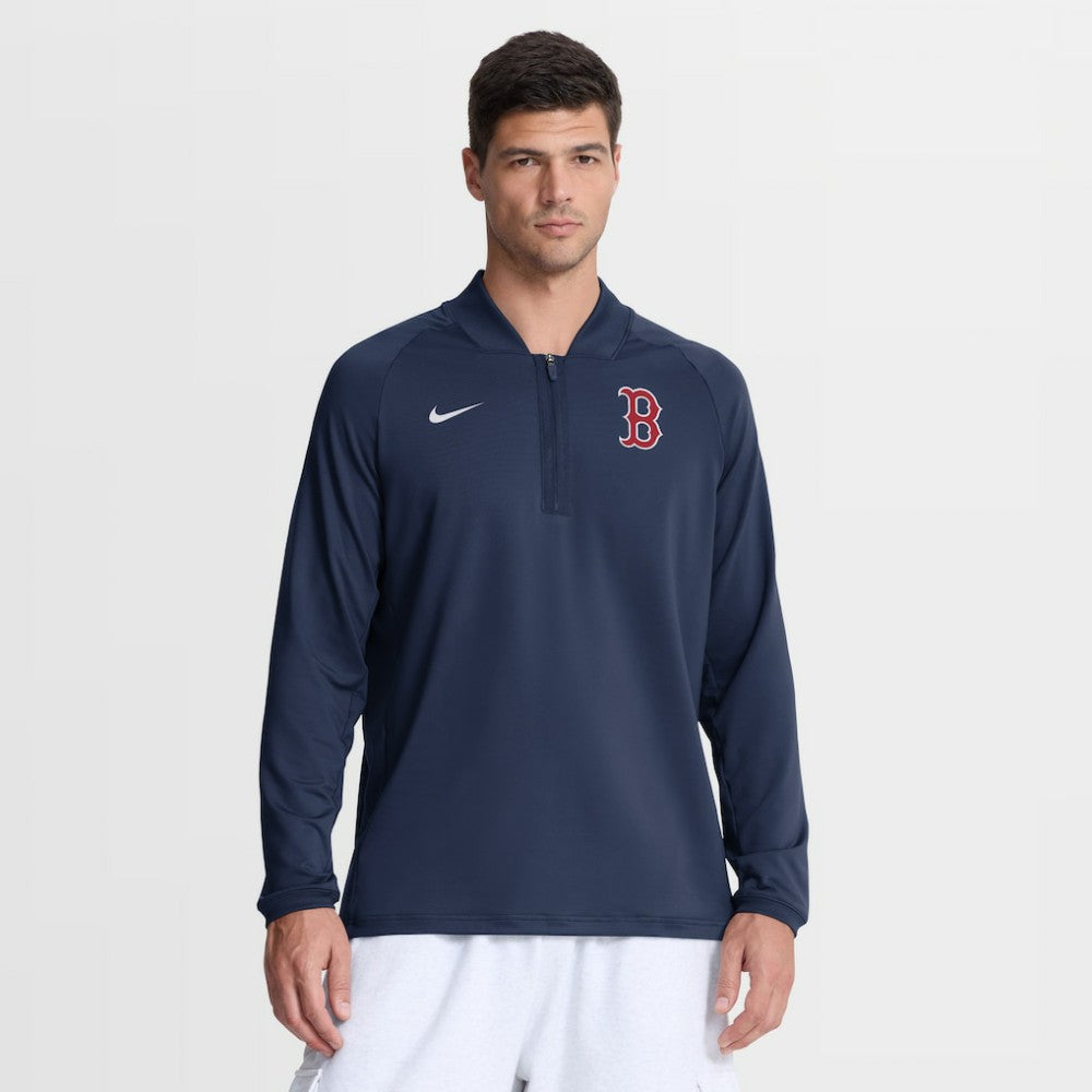Boston Red Sox Nike Authentic Collection Dri-FIT Raglan Half-Zip Pullover for sale