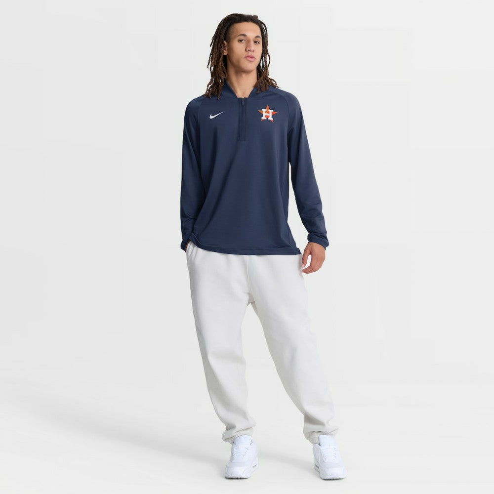Houston Astros Nike Authentic Collection Dri-FIT Raglan Half-Zip Pullover Outlet