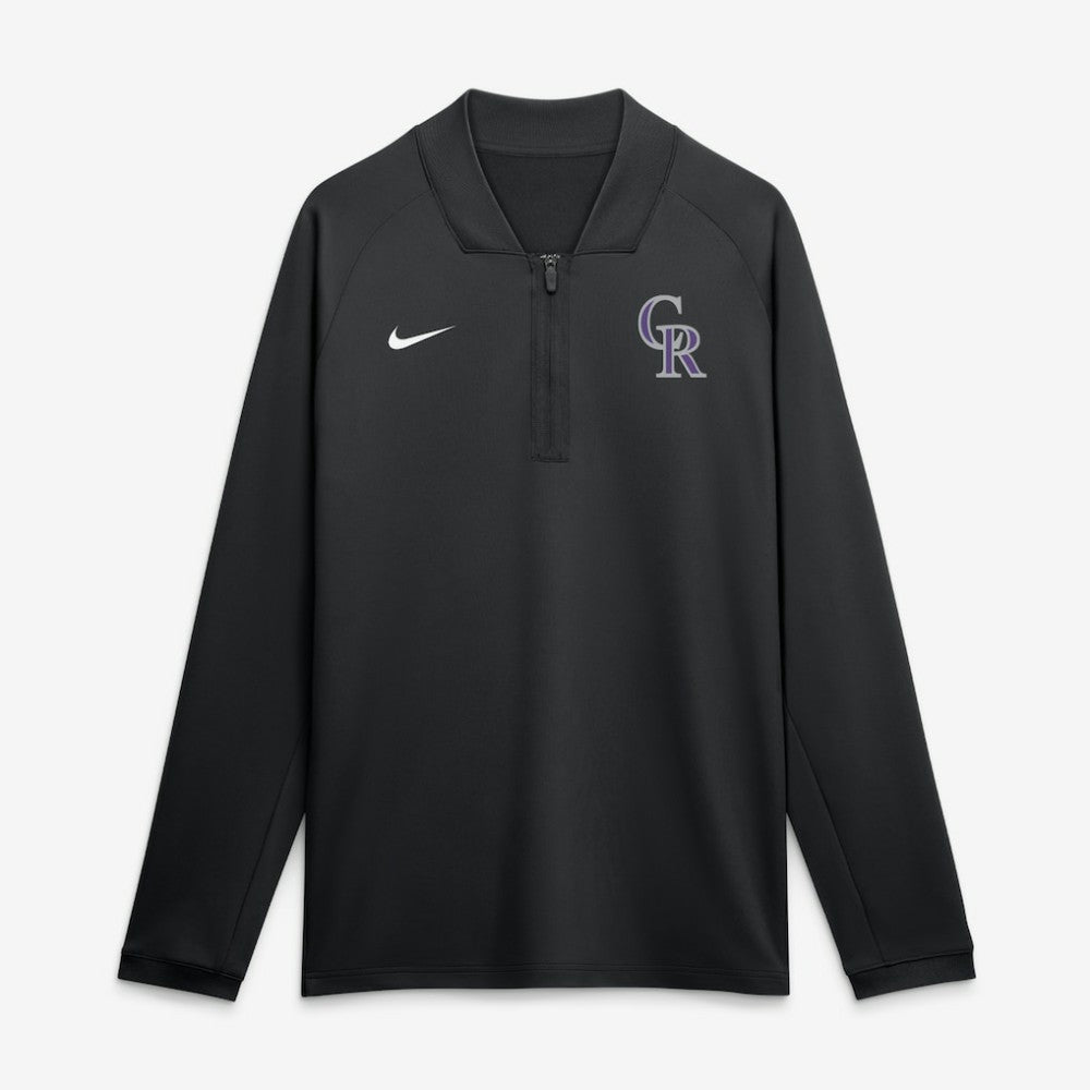 Colorado Rockies Nike Authentic Collection Dri-FIT Raglan Half-Zip Pullover Sale
