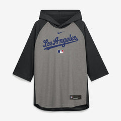 Los Angeles Dodgers Nike Authentic Collection Flux Dri-FIT Raglan 3/4-Sleeve Hooded T-Shirt Near Me