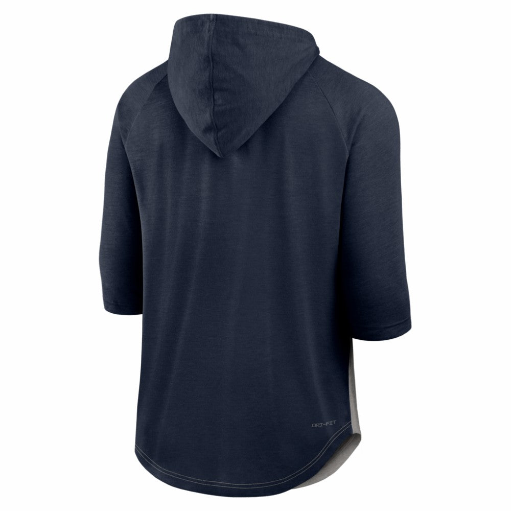 Atlanta Braves Nike Authentic Collection Flux Dri-FIT Raglan 3/4-Sleeve Hooded T-Shirt Online