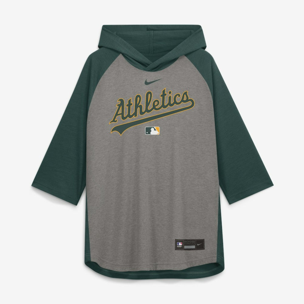Athletics Nike Authentic Collection Flux Dri-FIT Raglan 3/4-Sleeve Hooded T-Shirt Outlet
