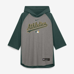 Athletics Nike Authentic Collection Flux Dri-FIT Raglan 3/4-Sleeve Hooded T-Shirt Outlet