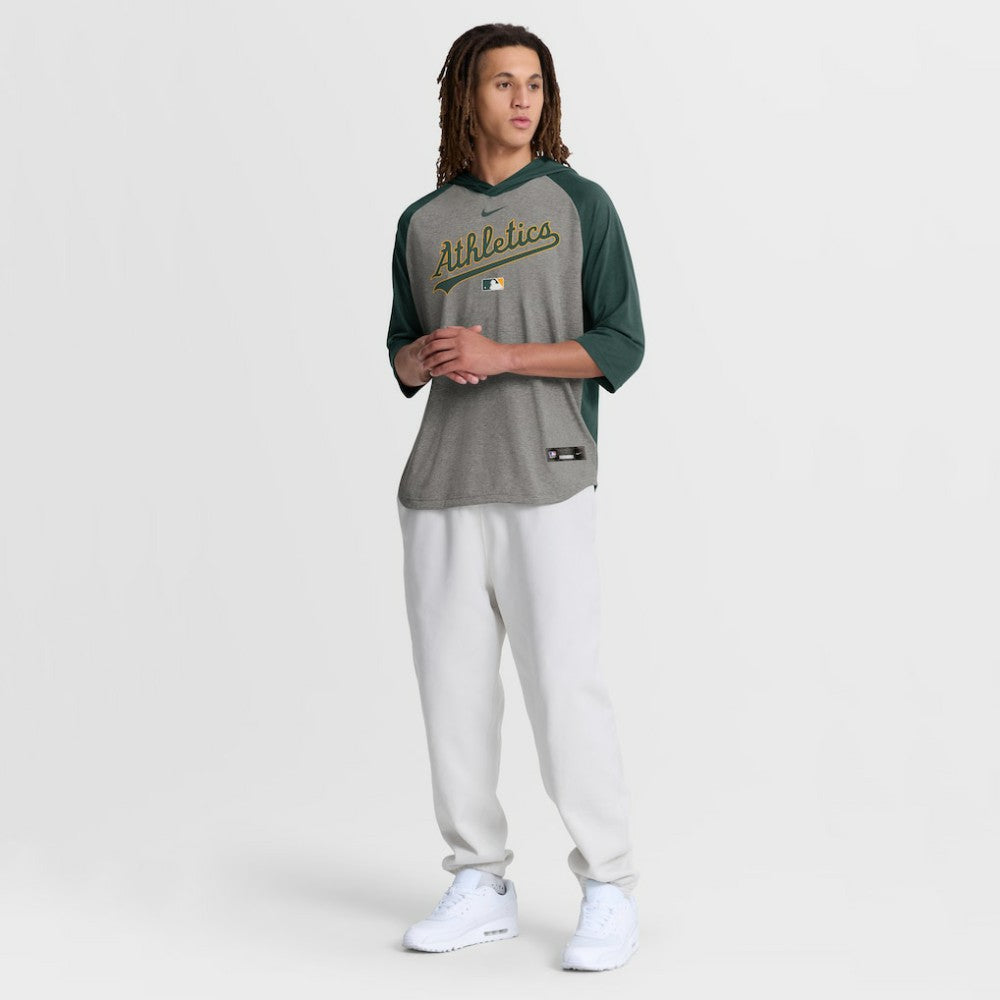Athletics Nike Authentic Collection Flux Dri-FIT Raglan 3/4-Sleeve Hooded T-Shirt Outlet
