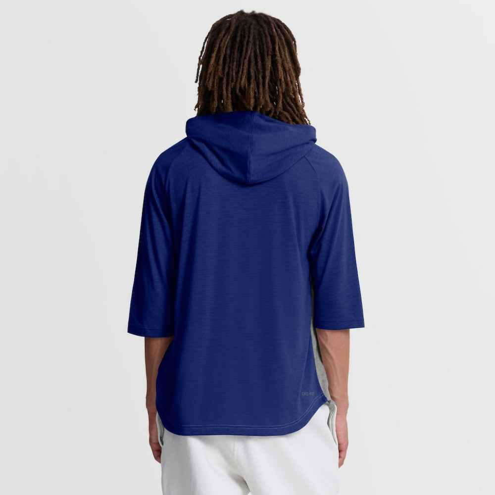 Texas Rangers Nike Authentic Collection Flux Dri-FIT Raglan 3/4-Sleeve Hooded T-Shirt Outlet