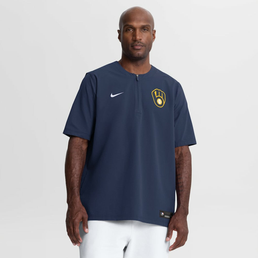 Milwaukee Brewers Nike Authentic Collection Dri-FIT Quarter-Zip Windshirt Online