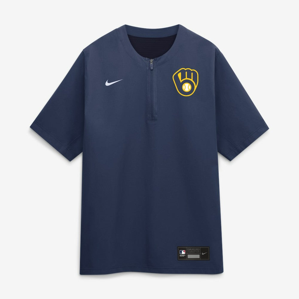 Milwaukee Brewers Nike Authentic Collection Dri-FIT Quarter-Zip Windshirt Online