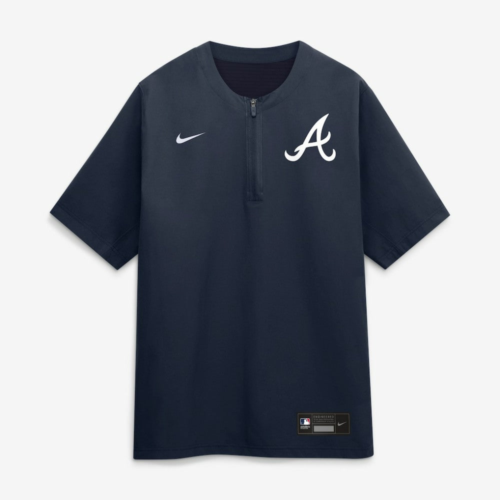 Atlanta Braves Nike Authentic Collection Dri-FIT Quarter-Zip Windshirt Online