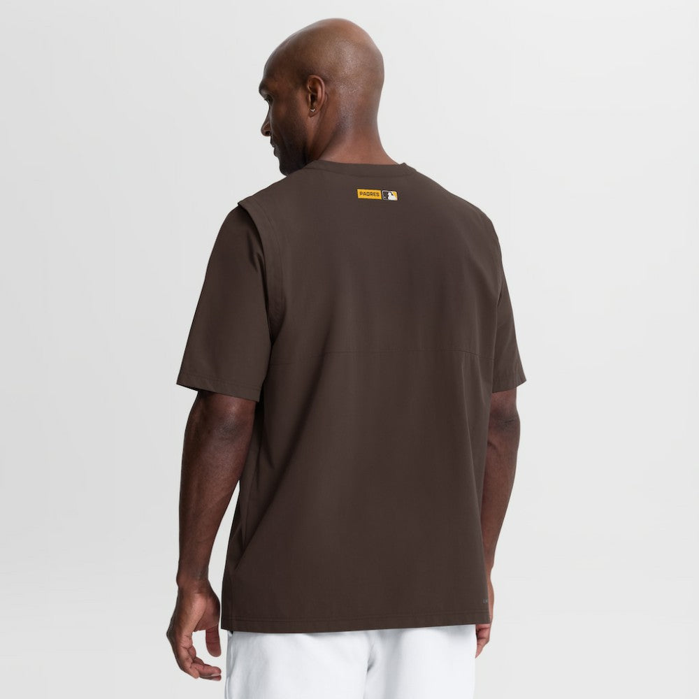 San Diego Padres Nike Authentic Collection Dri-FIT Quarter-Zip Windshirt Outlet