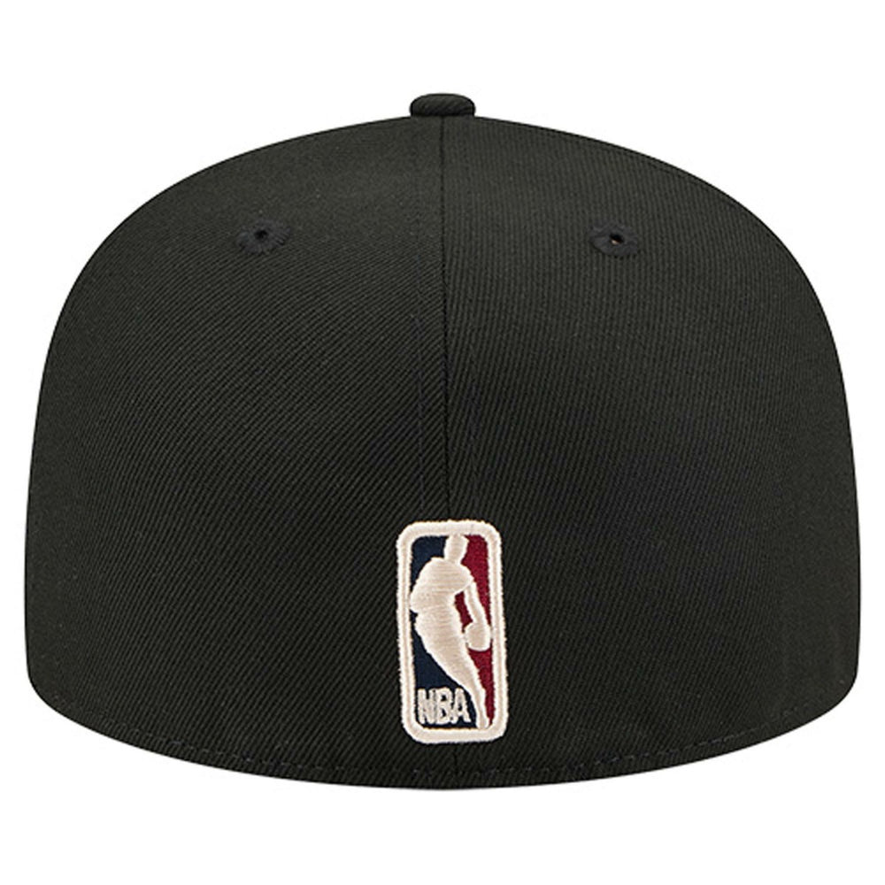 New Era Milwaukee Bucks Core Logo 59FIFTY Fitted Hat Black