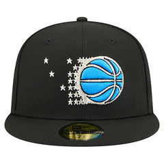 New Era Orlando Magic Core Logo 59FIFTY Fitted Hat Black
