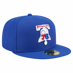 New Era Philadelphia 76ers Core Logo 59FIFTY Fitted Hat Royal