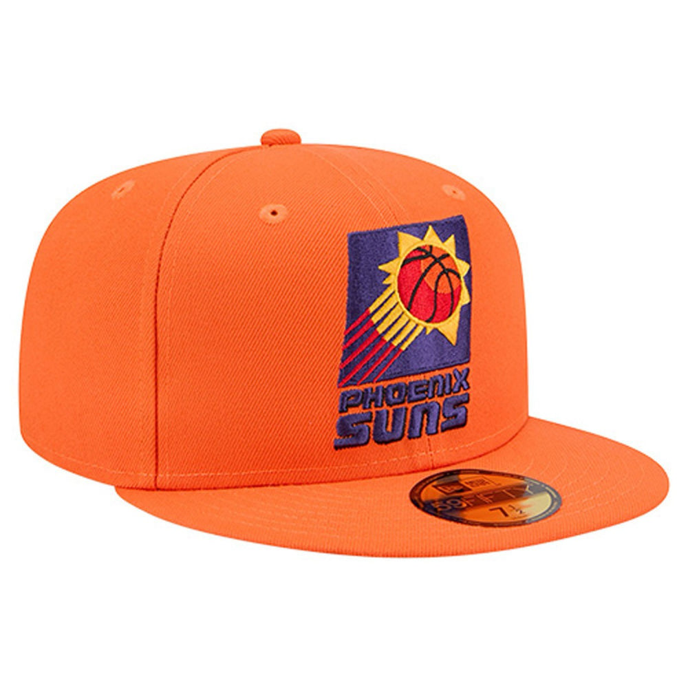 New Era Phoenix Suns Core Logo 59FIFTY Fitted Hat Orange