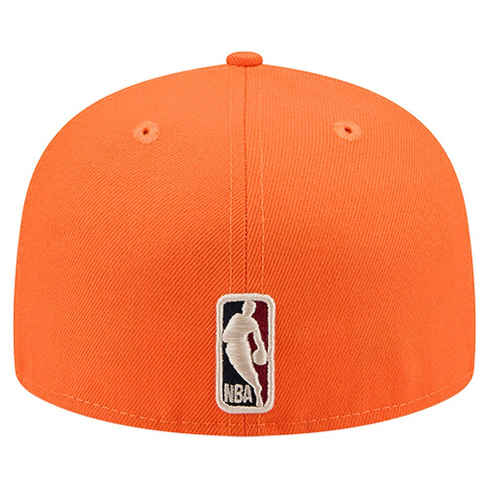 New Era Phoenix Suns Core Logo 59FIFTY Fitted Hat Orange