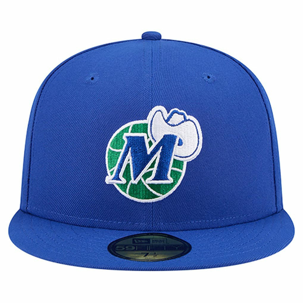 New Era Dallas Mavericks Core Logo 59FIFTY Fitted Hat Blue