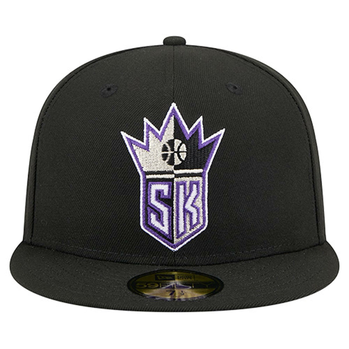 New Era Sacramento Kings Core Logo 59FIFTY Fitted Hat Black