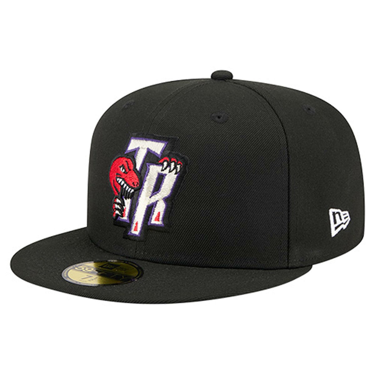 New Era Toronto Raptors Core Logo 59FIFTY Fitted Hat Black