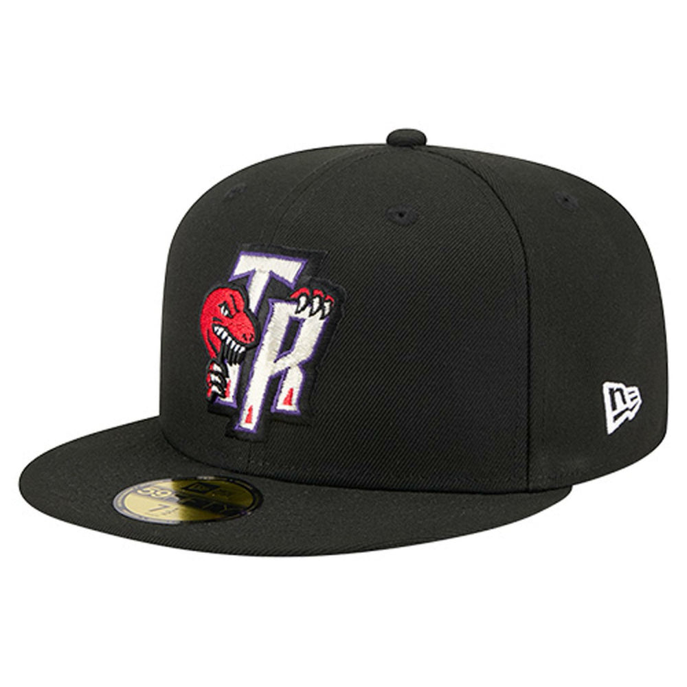 New Era Toronto Raptors Core Logo 59FIFTY Fitted Hat Black