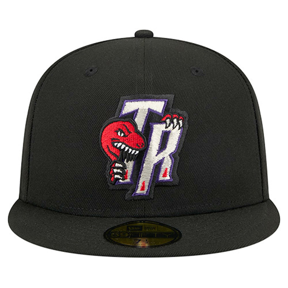 New Era Toronto Raptors Core Logo 59FIFTY Fitted Hat Black
