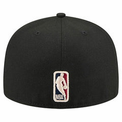 New Era Chicago Bulls Core Logo 59FIFTY Fitted Hat Black