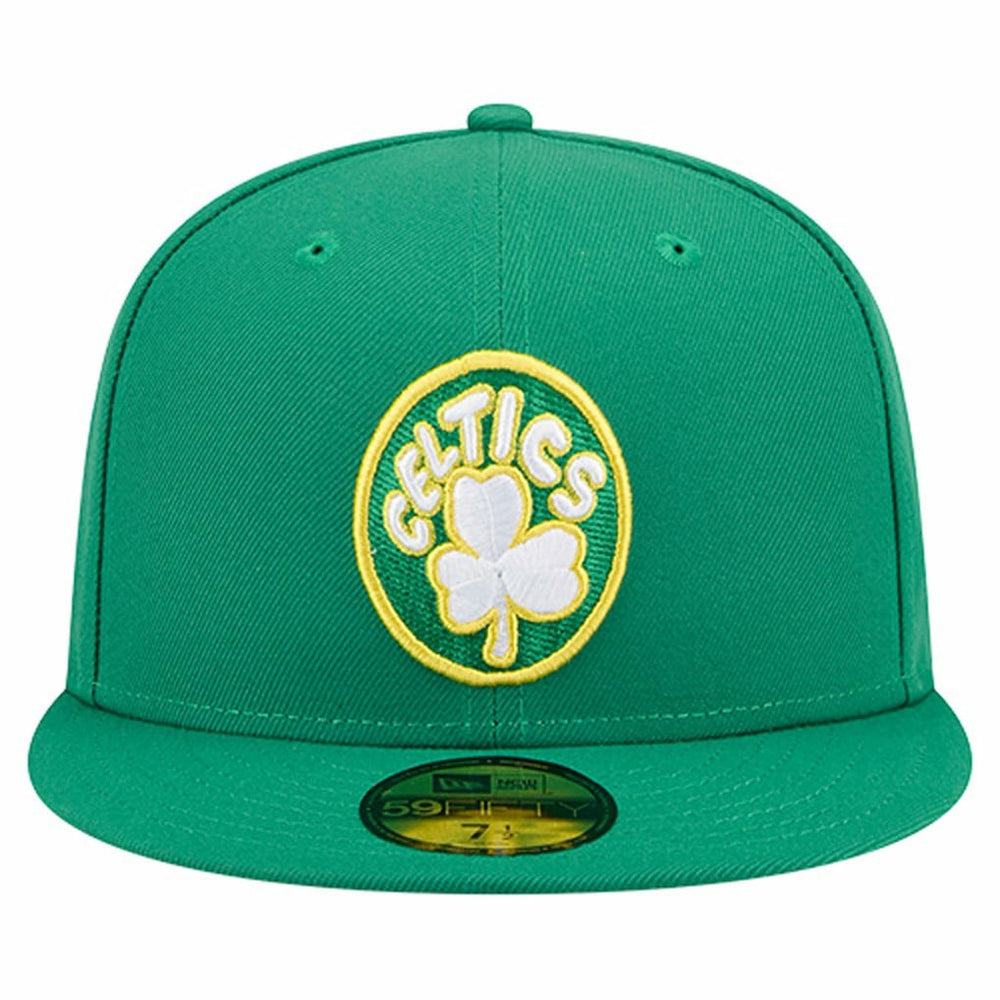 New Era Boston Celtics Core Logo 59FIFTY Fitted Hat Kelly Green