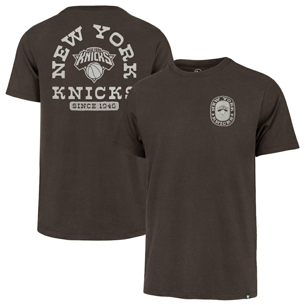 47 brand New York Knicks '47 Back Canyon Franklin T-Shirt Brown
