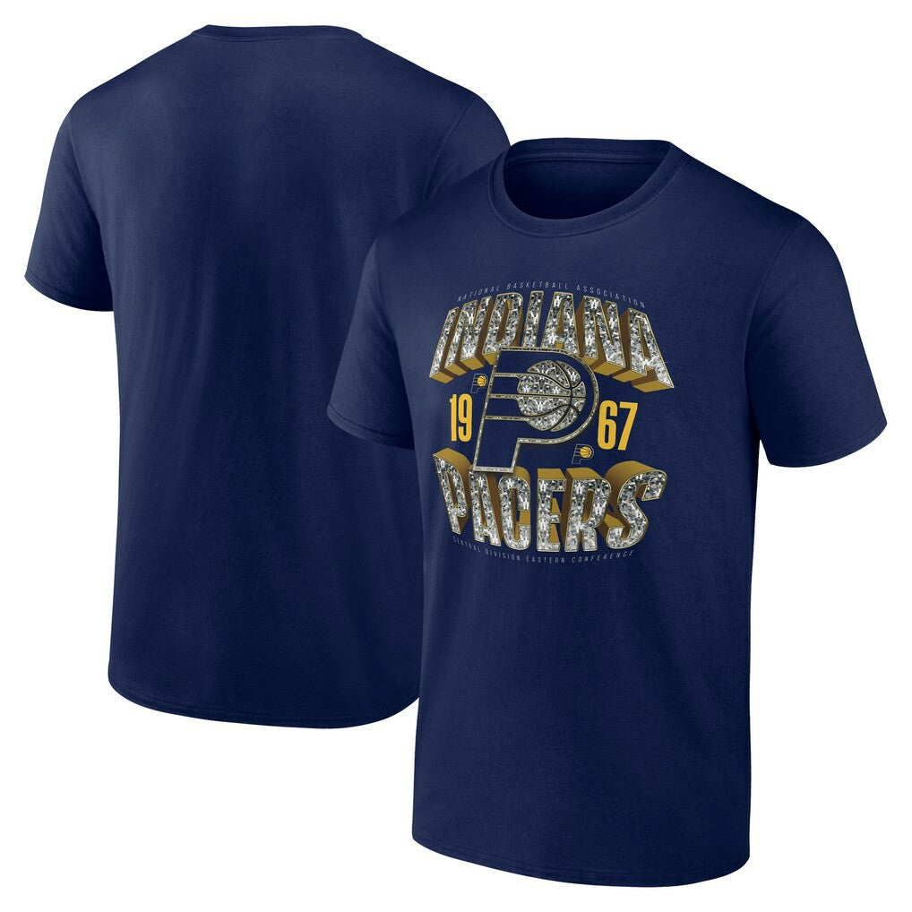 Indiana Pacers Quick Strides T-Shirt Navy