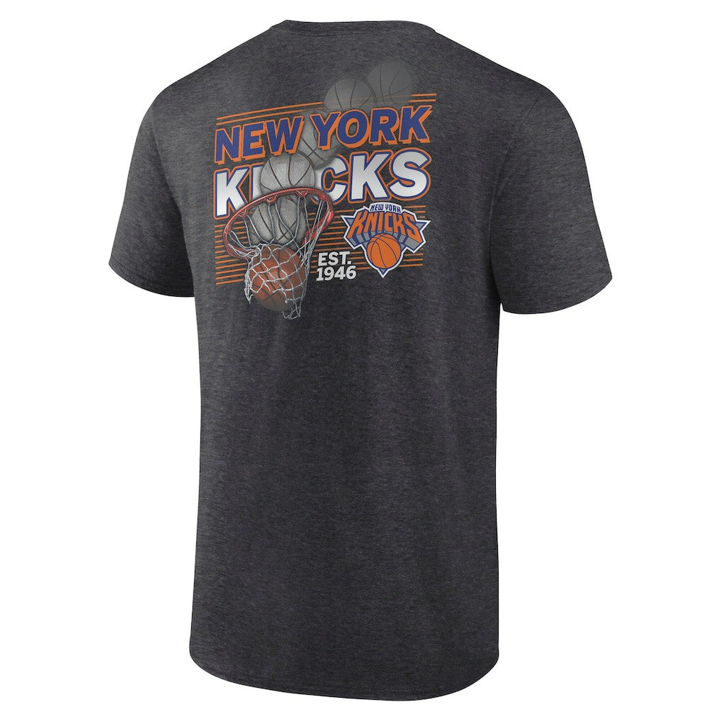 New York Knicks Intense Practice T-Shirt Charcoal