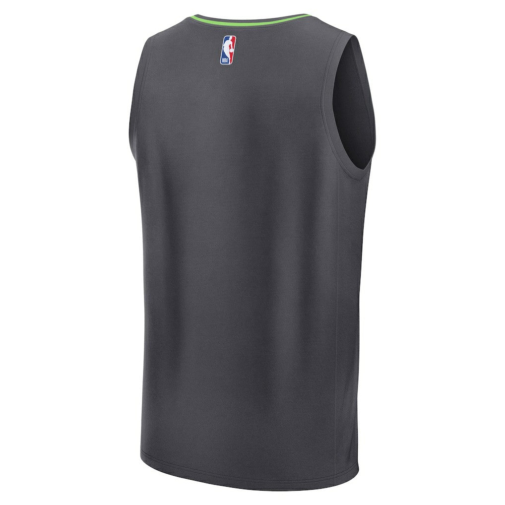 Fanatics Minnesota Timberwolves Fastbreak Custom Jersey Statement Edition Anthracite