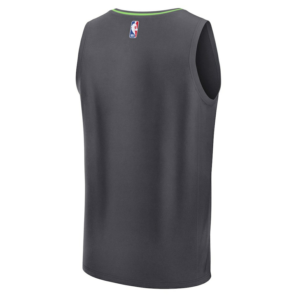 Fanatics Minnesota Timberwolves Fastbreak Custom Jersey Statement Edition Anthracite