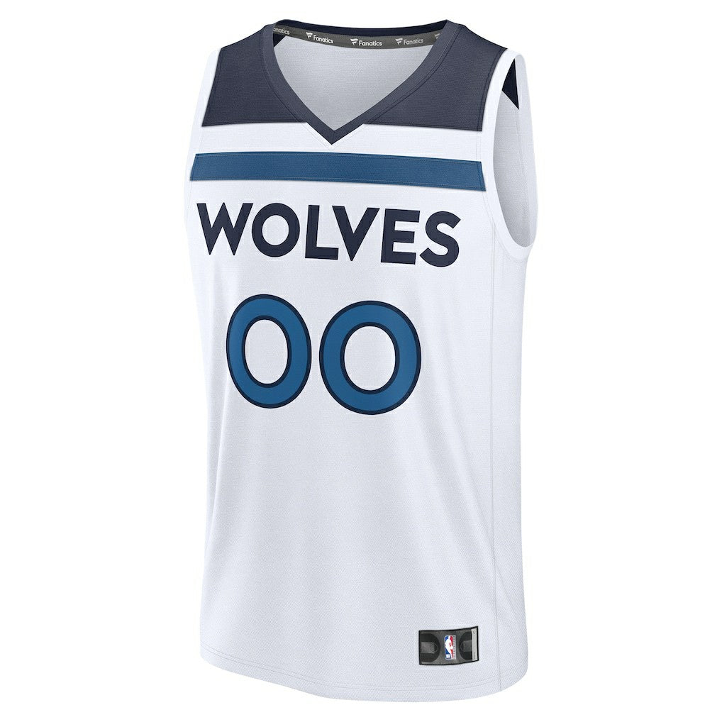 Fanatics Minnesota Timberwolves Fastbreak Custom Jersey Association Edition White