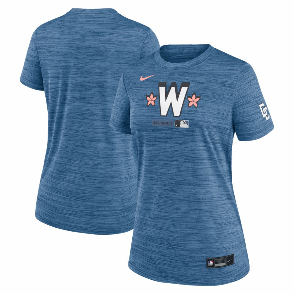 Washington Nationals Nike Women's Authentic Collection City Connect Velocity Dri-FIT T-Shirt Online