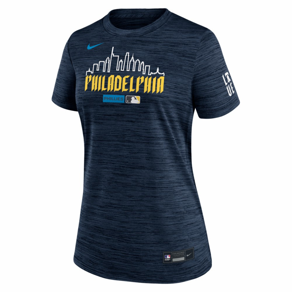 Philadelphia Phillies Nike Women's Authentic Collection City Connect Velocity Dri-FIT T-Shirt Discount
