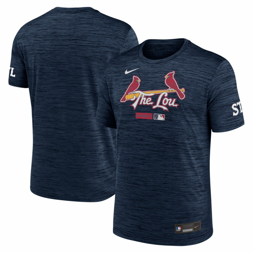 St. Louis Cardinals Nike Authentic Collection City Connect Velocity Dri-FIT T-Shirt Sale