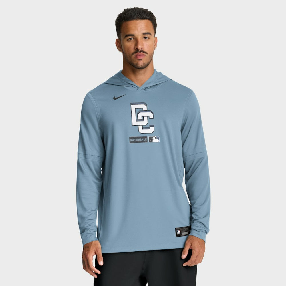 Washington Nationals Nike City Connect Dri-FIT Long Sleeve Hooded T-Shirt for sale