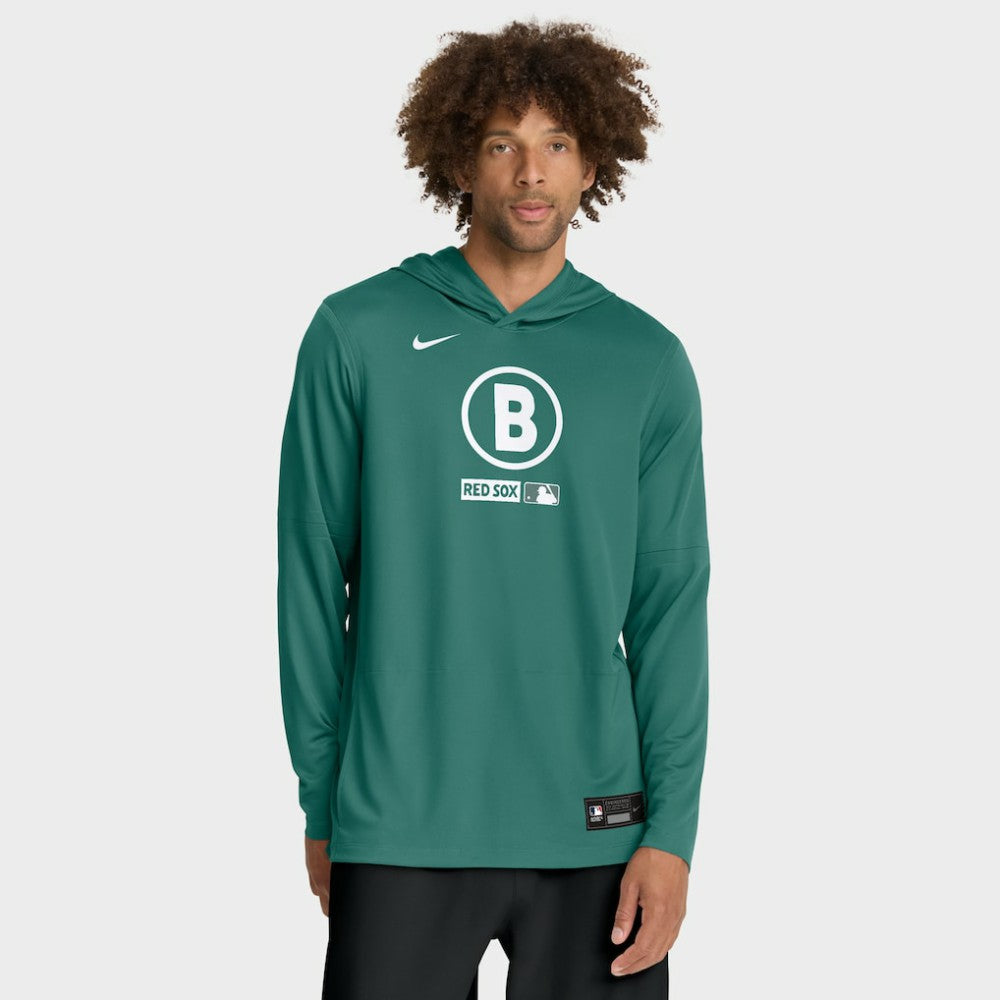 Boston Red Sox Nike City Connect Dri-FIT Long Sleeve Hooded T-Shirt Discount