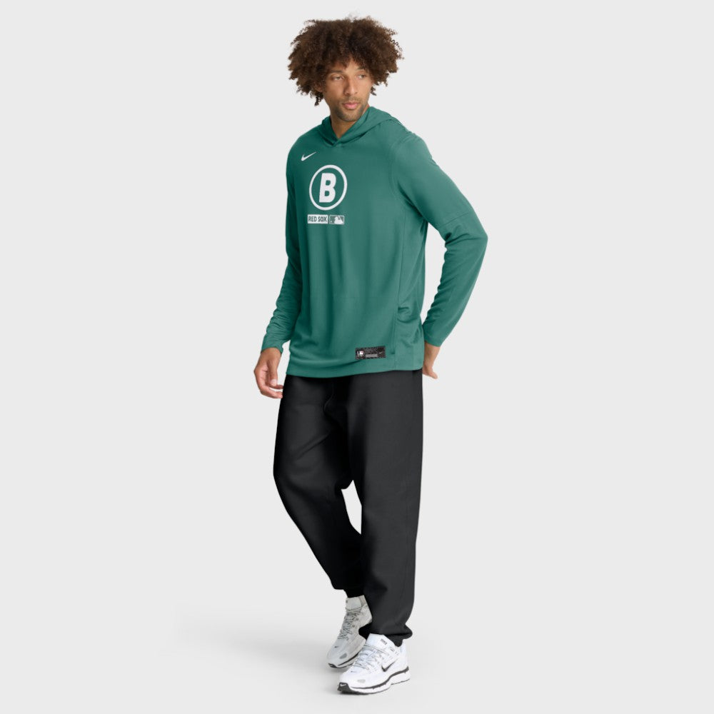 Boston Red Sox Nike City Connect Dri-FIT Long Sleeve Hooded T-Shirt Discount