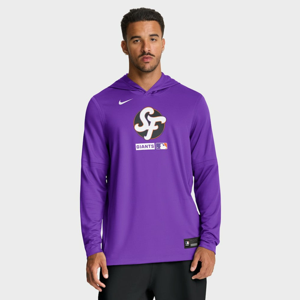 San Francisco Giants Nike City Connect Dri-FIT Long Sleeve Hooded T-Shirt Online