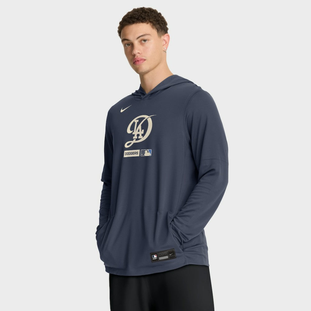 Los Angeles Dodgers Nike City Connect Dri-FIT Long Sleeve Hooded T-Shirt Online